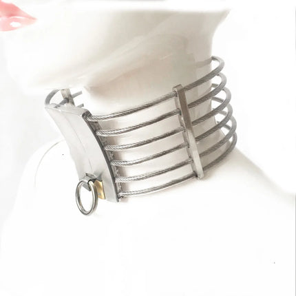 Fashion stainless steel metal bondage collar bdsm collars  sex toys for adult games products