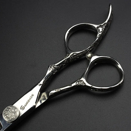 6/7 inch Japan440c Steel Professional Barber Scissors Hair Design Tool Barber Scissors Hairstylist Hairdressing Scissors Salon