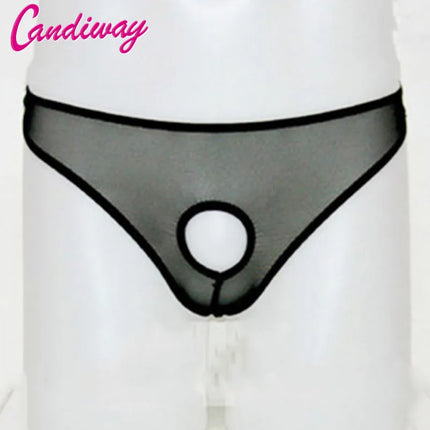 Men Chastity mesh chastity Bondage Sexy Thong Mens hole on penis Erotic lover game Male GString Adult game Sex Toys Panty