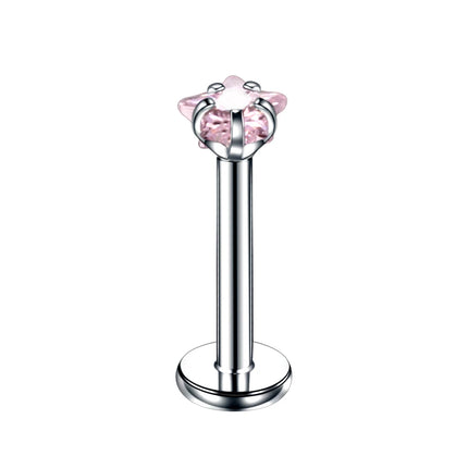 1Pc Stainless Steel Labret Lip Bar Rings Ear Stud Piercings Wholesale Labret Piercing Monore Ring Barbell Piercing Body Jewelry