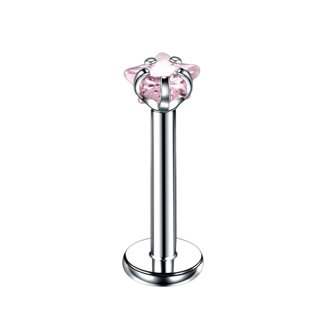 1Pc Stainless Steel Labret Lip Bar Rings Ear Stud Piercings Wholesale Labret Piercing Monore Ring Barbell Piercing Body Jewelry