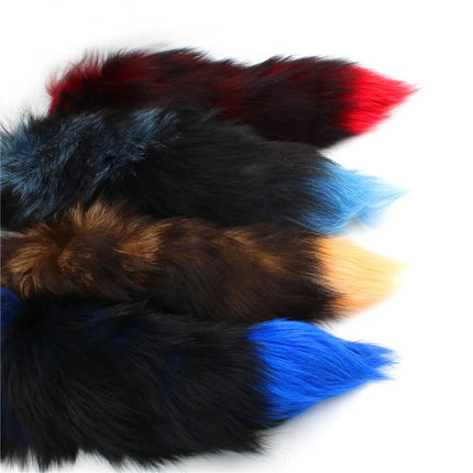 Changeable Anal Plug Fox Tails Metal Anal Sex Toys Butt plug Sex Games Role play Cosplay Toys  Drop Shipping