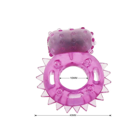 longer-lasting ring sex vibrator stronger erection tingling additional stimulation finger rings bullet Vibrating Love Ring