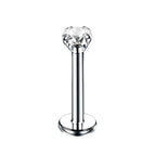 Round v Clear / 16G 1.2x8x3mm