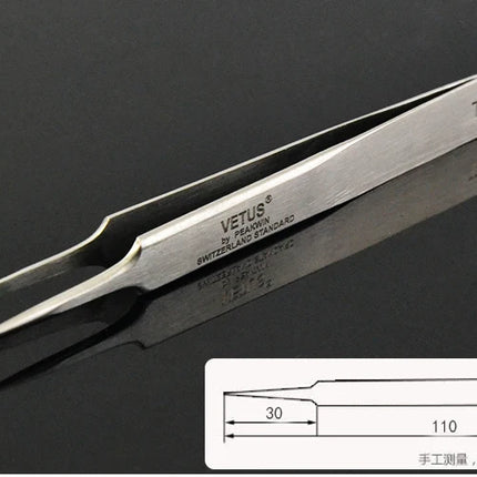 Vetus Professional Eyelash Tweezers Stainless Steel Antistatic eyes tweezers for false eyelashes extension