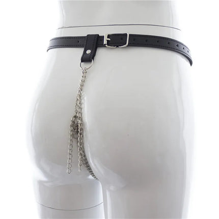 chastity belt Leather female SEXY GString restraint bondage panty flirting Thong Erotic women couples adult sex game Teasing