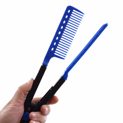 Hairdressing Straightening Comb Hair Straightener Brush Pro Salon Haircut DIY Barber Styling Tools Anti-static Comb