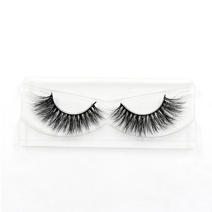 LEHUAMAO 3D Mink Eyelash Fluffy Cross Thick Natural Fake Eyelashes Lashes Dramatic Makeup Eye Lashes Handmade False Eyelash