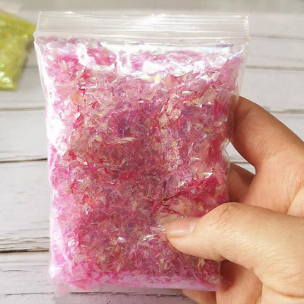 100g Candy  DIY Slime Shell Paper Filler Clay Toy Accessories Decoration Jelly Mud Hand Gum Kids
