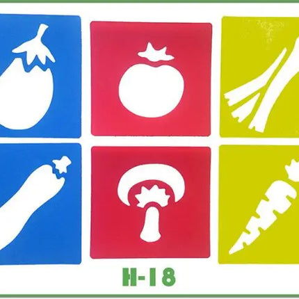 6pcs Plastic Picture Drawing Template Stencils Rulers Painting Kids Diy Art Paper Coloring Cards Scraping Drawing Toys GYH