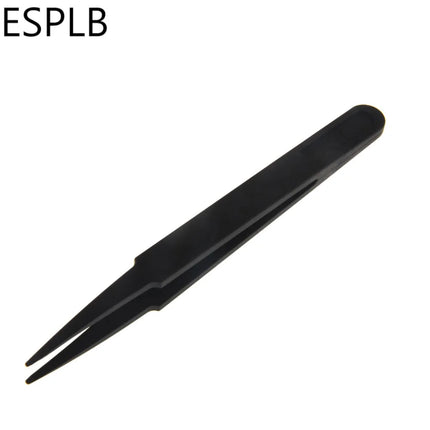 ESPLB 8pcs/Set Anti-Static Plastic Tweezers ESD Curved Straight Forceps Electronic PCB Repair Hand Tools Tweezers