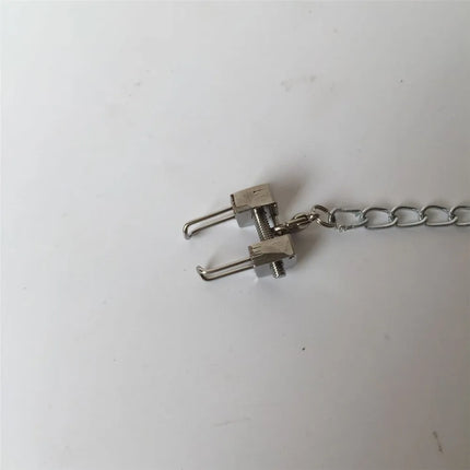 Female Stainless Steel Nose Hook Bondage Gear Nose Shackle Clamp Clip W Chain Slave Trainers BDSM Product Sex Toy For Women