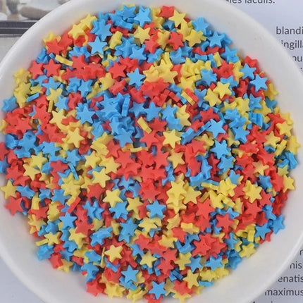 100g/bag Slime Filler Clay Sprinkles Filler Toys Accessories Candy Fake Cake Dessert Slices Decoration Heart Shape