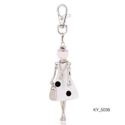 Fashion Women Keychain New Statement Charm Metal Key Chain for Lady Jewelry  Gift Female Trendy Bag Pendant Wholesale