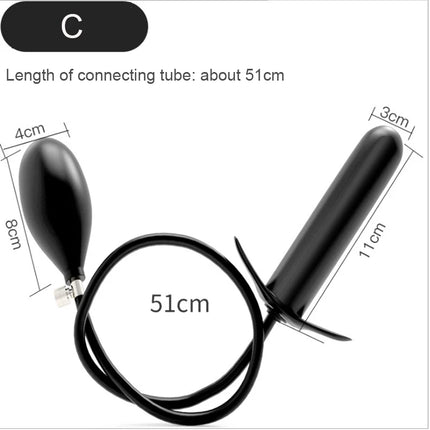 Inflatable Silicone Penis/Ball Gag Oral Dildo Open Mouth Plug Expandable Pump Big Anal Butt Plug Vibrator BDSM Flirt Sex Tools