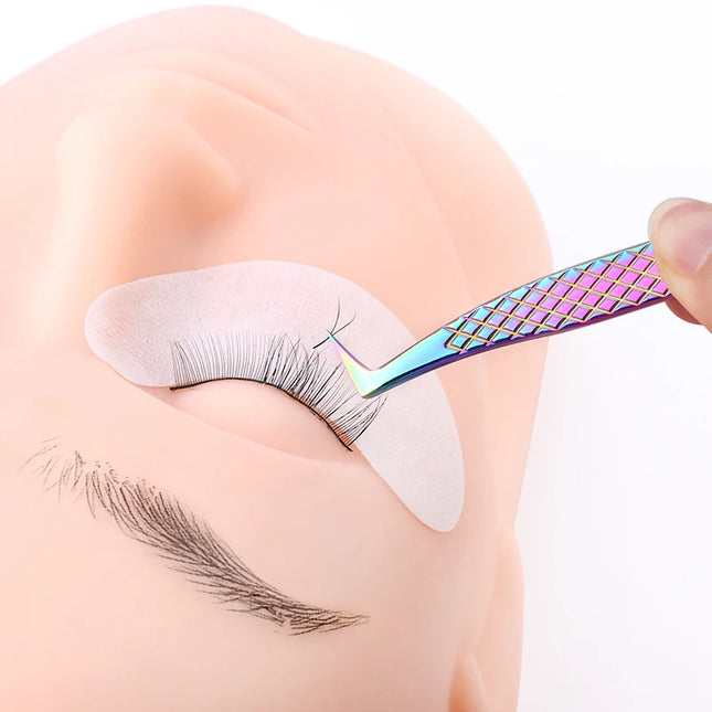 100% Closed New Style Premium Eyelashes Tweezers Hand anti-slip design Improved for 3D 6D Lashes Extensions