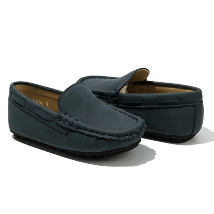 Spring Summer Kids Shoes Boy Girl Casual Shoes Breathable Brown Rubber Sole Children's Boys Girls Flat Leather Shoes Moccasins