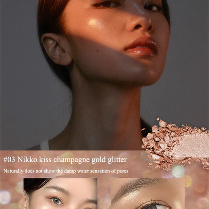 Diamond Glitter Mashed Potatoes Highlighter Diamond Highlighter Makeup Gel Face and Body Brighten Glitter Natural Contour Makeup