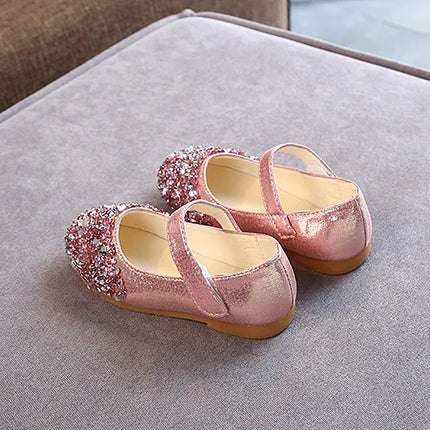 KushyShoo 2021 Spring New Children Shoes Girls Princess Shoes Glitter Children Baby Dance Shoes Casual Toddler Girl Sandals