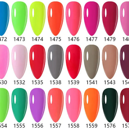 Clou Beaute Gel Nail Polish Neon Brown Royal Blue Red Green Pastal Nude Nail Art Varnishes Gel Lacquer HEMA/TPO FREE UV Gel Nail
