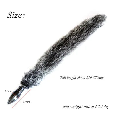 Fox Tail Anal Plug Strap-on Dog Buttplug Couples Flirting Adult Games Anus Sex Toys for Men Women Cosplay Props Erotic Products