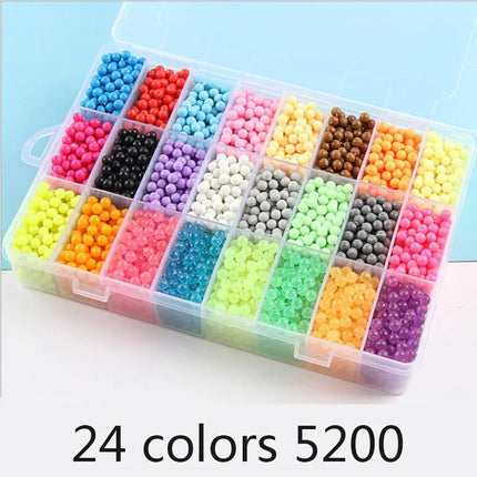 Beads puzzle Crystal DIY water spray beads perlen set ball games 3D handmade magic toys for children Water Mist Magic Beads