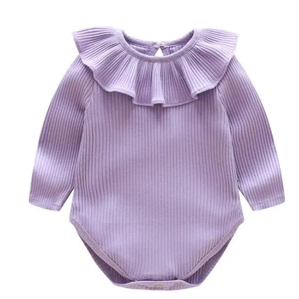 Spring Newborn Girls Romper Baby Clothes Baby Cherry Print Butterflies Long Sleeve Jumpsuit Climb Clothes Baby Cotton Clothing