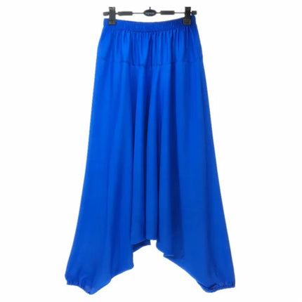 14 colors Plus size men's loose casual cotton cross pants, M-5XL Aladdin Lantern Wide Leg Trousers hip hop dancing Harem Pants