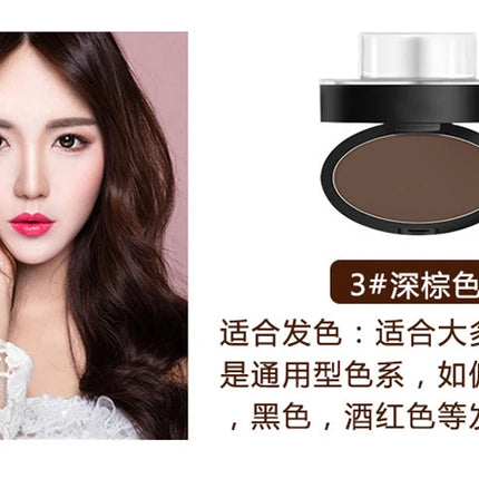 Natural Arched Eyebrow Powder Stamp Quick Makeup Brow Stamps Waterproof Powder Palette for Eyebrows Eye Brow Tint Makeup Tools