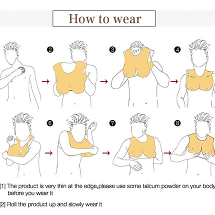 DIY Inflatable Realistic Silicone Fake Boobs Breast Forms Round Collar for Transgender Crossdresser Drag Queen Cosplay