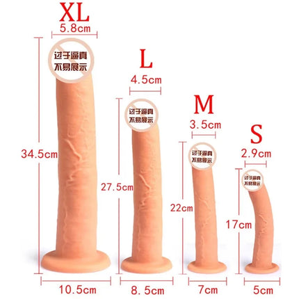Silicone Soft Super Huge Anal Plug Realistic Dildos Butt Plug Dick Vagina Masturbator Prostate Massager Sex Toys For Women Men