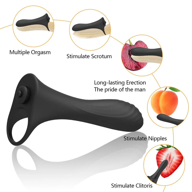 Double Penetration Realistic Dildo Silicone Vibrator Butt Plug Prostate Massager Adult Products For Couples