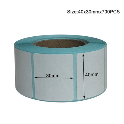 19 sizes Label stickers barcode Sticker label for Zebra Paper Adhesive Sticker Supermarket Blank sticker