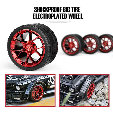 MOULD KING 13108 Technical APP Remote Control Car RTR V2 Racing Car Model Building Blocks MOC-22970 Bricks Kid Toy Birthday Gift