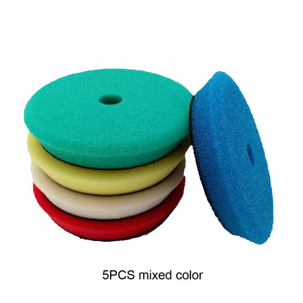 HUTU 3/5/6 Inch Polish Pad Europe Sponge Different Hardness Polishing 80mm/125mm/150mm Car Sponge Pad For Dual Action polisher