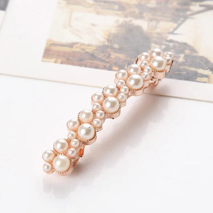 Crystal Pearl Hair Clips / Pinces Perles Cristal