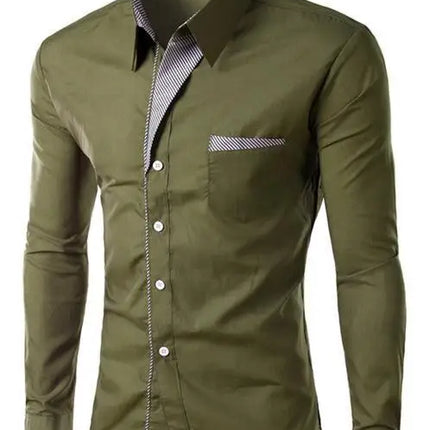 2026 Hot Sale New Fashion Camisa Masculina Long Sleeve Shirt Men Slim fit Design Formal Casual Brand Male Dress Shirt Size M-4XL
