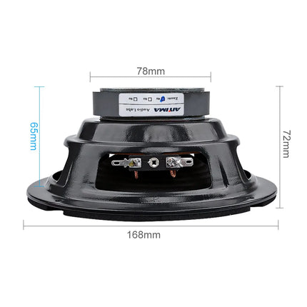 AIYIMA 1Pcs 150W 6.5 Inch Midrange Bass Audio Speaker 4 8 Ohm Midrange Speaker Amplifier Sound Woofer Loudspeaker Home Theater