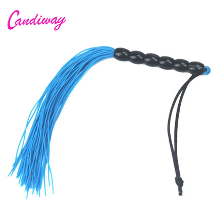 Trick Tails Rubber Whip Fetish Spanking Paddle Fantasy Flogger Sex Toys For Couples SM Queen Policy Knout Night Adult Products