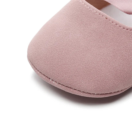 Fashion Newborn Baby Girl Shoes First Walkers Moccasins Cross Ribbon Princess Dance Soft Sole Infant Toddler Shoes Footwear