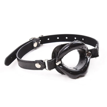 Female Blowjob Toy Sex Slave Rubber Lips O Ring Open Mouth Gag Oral Fetish Bdsm Bondage Restraints Erotic Sexual Toys Adult Game