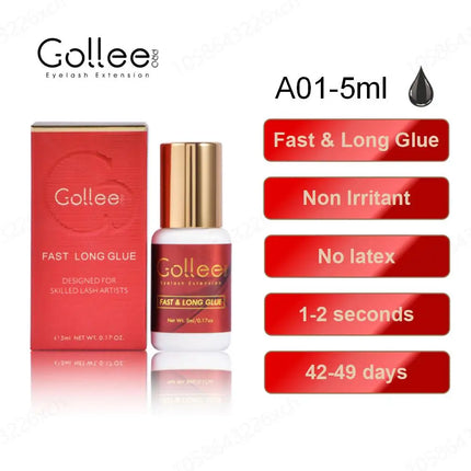 Gollee Primer Super Bonder Glue Remover Fast Drying False Eye Lash Extension Glue Anti-Allergy Cleaner Mascara Raincoat