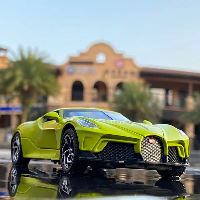 1:32 Bugatti Lavoiturenoire Alloy Sports Car Model Diecast Metal Toy Vehicles Car Model Collection High Simulation Children Gift
