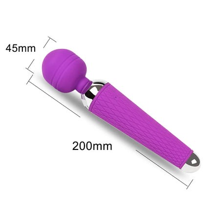 Powerful Dildo Vibrator AV Magic Wand G-Spot Massager Sex Toys For Women Couples Clitoris Stimulate Goods for Adults USB Charge