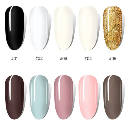 Nail Art Tearable Quick Dry Normal Without Lamp Nail Polish Glitter Sequins UV Varnish Matte Waterproof No-bake Nail Polish