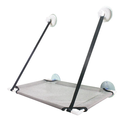 Cat Hammock Suction Cup Windowsill Cat Comfortable Hammock Summer Breathable Mesh Double Hanging Beds Pet Hammock