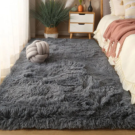 Washable Long Hair Carpet Living Room Coffee Table Fluffy Large Rugs 160x230 Girl Bedroom Thick Carpets Indoor Non-slip Mats