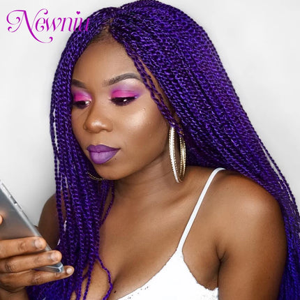 Synthetic Senegalese Twist Hair Extensions Crochet Hair Braids Senegalese Ombre Braiding Hair Crochet Braid Hair Box Braids Hair