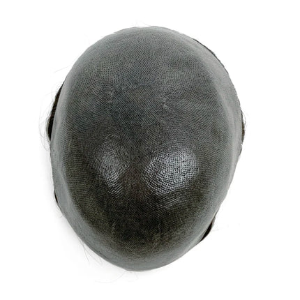 Thin Skin Base Human Hair Mens Wigs Skin Hair Replacement Mens Toupee