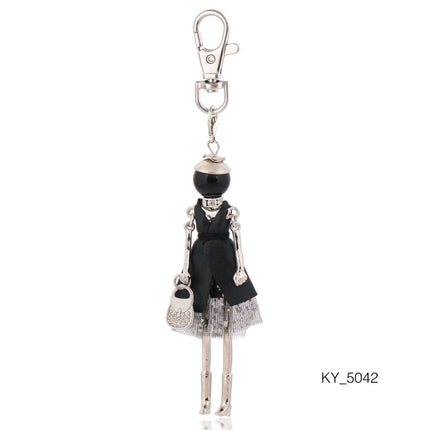 Fashion Women Keychain New Statement Charm Metal Key Chain for Lady Jewelry  Gift Female Trendy Bag Pendant Wholesale